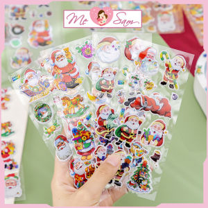 Set 10 Sticker Ông già noel dán tường bàn học dễ thương cho bé Shop Mẹ Sam