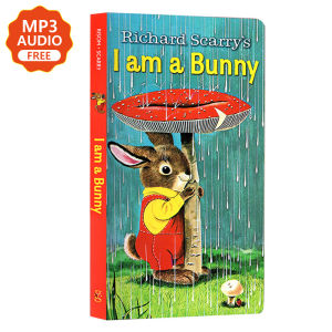 I Am A Bunny Board Books By Ole Risom Classic Childrens Rabbit Books on Seasons English Reading Learning Book for Kids Beginner 1 To 3 Years Old Toddler Book Story Book for Kids Bed Time Story Educational Book Learning Materials Gift  Hard Cover