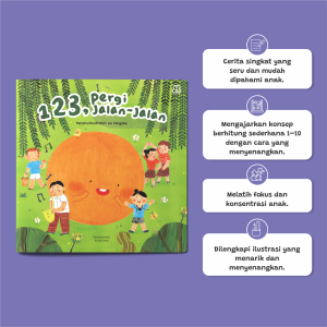 Dongeng Anak Dunia : 1 2 3 Pergi Jalan-Jalan (Soft Cover) - Liu Fengzhe