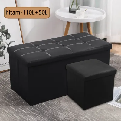Storage Box Sofa Kotak Penyimpanan Barang Foldable Storage Bangku Storage Box bok multi fungsi