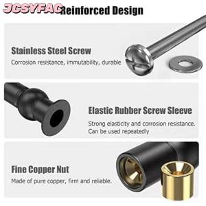 JCSYFAC 2 cái bản lề bồn cầu bản lề cố định phía trên vít tháo nhanh thay thế cho nhà vệ sinh phụ kiện nội thất phòng tắm