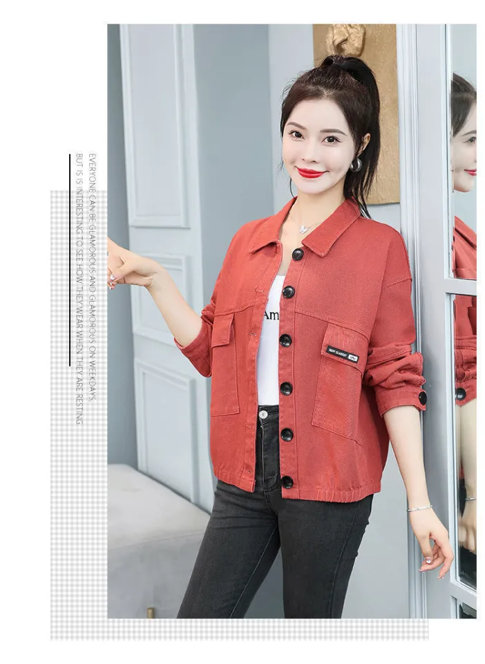 Ladies short coat all-match 2022 new small casual long-sleeved