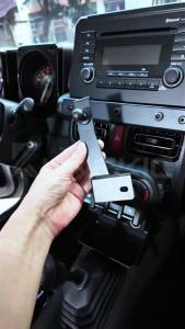 For Suzuki Jimny 2019-2026 Car Center Console Expansion Bracket with Magnetic Phone Holder Interior Accessories