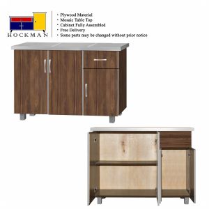 4 Feet Storage Kitchen Cabinet Walnut Color 5271/ Wenge 6371 / Maple 9471 B Furniture