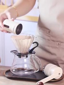 Wissen Hand Coffee Grinder Adjustable Settings Ceramic Burr Manual Coffee Bean Mill Ideal For Daily Coffee Brewing