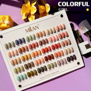 【พร้อมส่ง】 สีทาเล็บเจล (MILAN 30สี) สีเจล Moranti30สี Macaron+แถมชาทสีฟร
