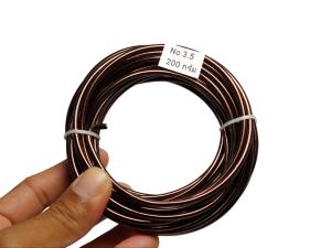 ลวดดัดบอนไซ น้ำหนัก 200 กรัม ขนาดเส้นผ่านศูนย์กลาง 3.5 มม. สำหรับผู้เริ่มต้น หรือมีต้นไม้น้อย ราคาถูก