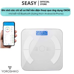 Cân điện tử sức khỏe Seasy SS03 đo 17 chỉ số cơ thể kết nối bluetooth độ chính xác cao tiện lợi