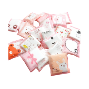 Kapas Toner Karakter Pembersih Make Up Kemasan Cotton Pads Travel Size 25 Lembar