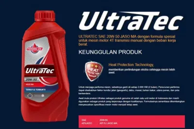 oli federal ultratec 800ml ORIGINAL oli motor honda supra x 125 revo jupiter mx vega r blade