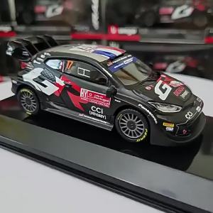 2026 Bburago 1:43 Toyota GR Yaris Rally1 Hybrid Rovanpera # 69 Ogier # 17 Alloy Luxury Vehicle Diecast Pull Back Cars Model Toy