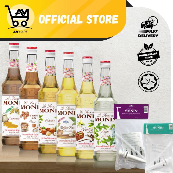 🌙RAYA SALE Monin Premium Syrup 700ml Caramel Salted Caramel