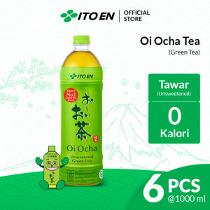 ITO EN Oi Ocha 1000 ml 6 Pcs - Teh Antioksidan Sehat