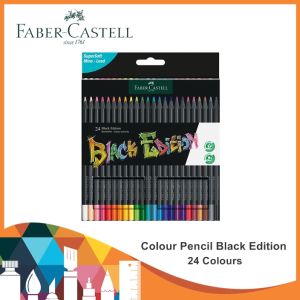 Faber Castell Black Edition Colour Pencil set- 24 Colour Pencil Pensil Faber Castell Pensil Warna
