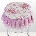 Chair, bench, stool pad, round stool cover, fabric cushion, dressing and makeup seat cover, household European-style small iron board. 
