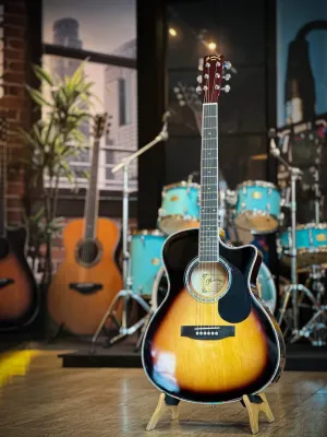 กีต้าร์โปร่ง/โปร่งไฟฟ้า Martin lee GA-40 & S408C & KAMA K-GA40C ขนาด 40 นิ้ว คอเล็กเล่นง่าย เสียงดี