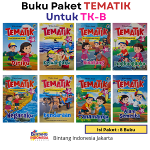 TEMATIK TK B (ISI PAKET 8 BUKU)