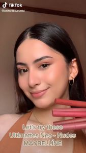 Maybelline Color Sensational ULTIMATTES - Matte Lipstick Nude Lipstick Waterproof Long lasting