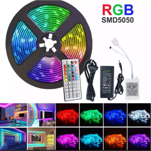 Prakan พร้อมส่ง ไฟแต่งห้อง ไฟเทป LED ไฟแถบ 5 เมตร ปรับได้ ไฟประดับ กันน้ำ ไฟledติดห้อง ไฟติดห้อง ไฟledแต่งห้อง แถบไฟ led ไฟ rgb ติดห้อง