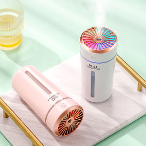 270ml Ultrasonic Humidifier USB Car Air Freshener Portable Mist Maker Fogger With Colorful LED Light Home Mini Aroma Diffuser