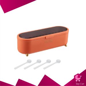 BabyShop-C860 Tempat Bumbu Dapur Serbaguna Wadah Bumbu Seasoning Storage Box Termasuk Sendok / Rak Kotak Tempat Penyimpanan Bumbu Dapur Minimalis