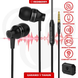 Headset Lenyes LF37 stereo HIFI METAL EXTRA BASS music telfon gaming daily earphone with microphone original