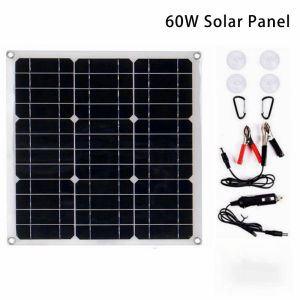 （Dikirim Dari Jakarta.COD）Solar Photovoltaic Module / Panel Surya / Poly Solar 100 Watt/Converter Modul Solar Panel Surya/60 watt Solar Photovoltaic Module