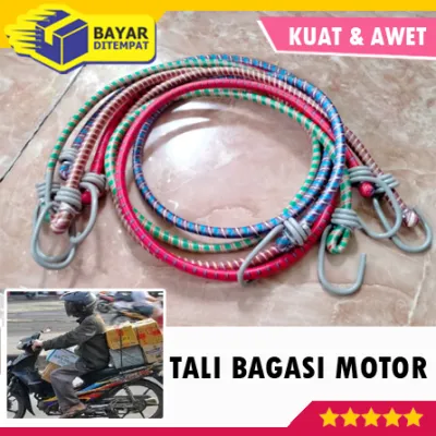 Tali Bagasi Jok Motor Panjang Sepeda 100cm Elatis Ikat Barang Kuat Elastis
