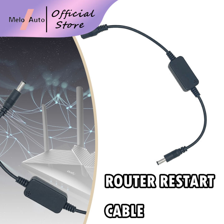 Router Power Card Router Power Cord 24 Hour Automatic Restart Timing Controller Cord for ...