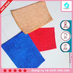 Thảm Lau Chân Thảm Chùi Chân Siêu Thấm Nước - Chống Trơn Trượt - Thấm Hút Nước Thảm Lau Chân Phòng Khách Phòng Bếp Phòng Ngủ Cửa Ra Vào Bằng Vải Coton Cao Cấp.