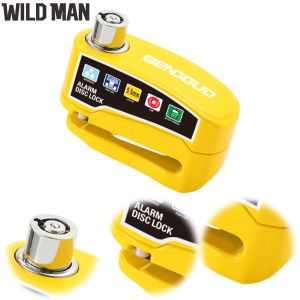 Outdoor Motorcycle Disc Lock with Alarm System Heavy Duty Rustproof Lock for Scooter and Bike Security