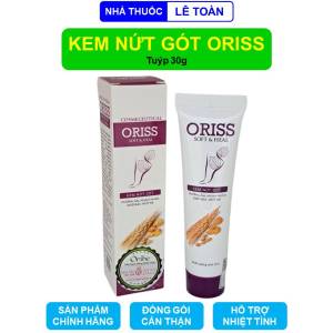 Kem bôi nứt gót chân Oriss hỗ trợ giảm nứt khô ngứa gót chân - Tuýp 30g