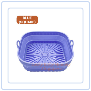 【COZYCASA】Foldable Silicone Air Fryer Mat / Foldable Airfryer Basket / Square And Round Baking Pan/Reusable Pot