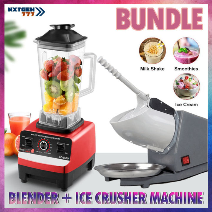 (BUNDLE) Multiple Function Electric Commercial Blender 2L SC1589 WITH