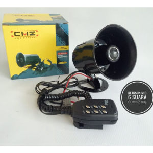 KLAKSON MOTOR BEL HORN TOA SIRINE 6 SUARA + MIC SIRINE SUPER SOUND COMBIZ UNIVERSAL MOTOR /  MOBIL