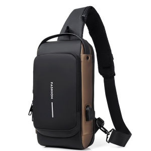 Max-Mor M067 Tas Selempang Pria Tas Pria Sling Bag Pria Charger USB SHAMAN