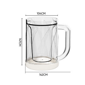 Double layer ice cold beer Freezer Ice Beer Double Wall Mug || Summer Ice Cool