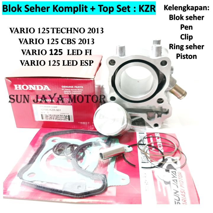 BLOK SEHER KZR VARIO 125 TECHNO - VARIO 125 CBS - VARIO 125 LED - VARIO 125 OLD TECHNO 2014