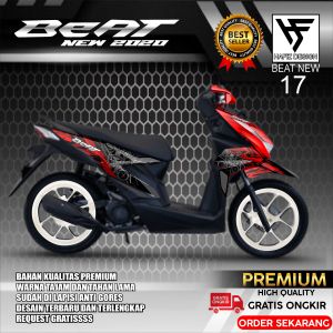 Decal Sticker Variasi Fullbody All New Beat 2020 Deluxe - Variasi Dekal Stiker Beat 2020 KR 017