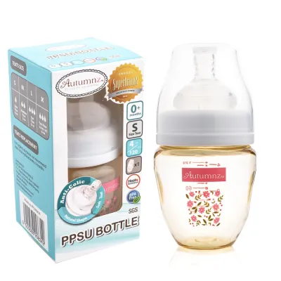 Autumnz PPSU Wide Neck Feeding Bottle 4oz/6oz/8oz/10oz Ready Stock Original