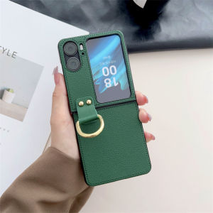 Case Oppo Find N2 Flip Find N3 Flip Case with Ring Silicone Shockproof Matte Anti-scratch Phone Protective Cover for Find N2 Flip