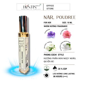 NƯỚC HOA NỮ HANTINBSHOP NAR POUDREE HƯƠNG PHẤN HOA QUYẾN RŨ