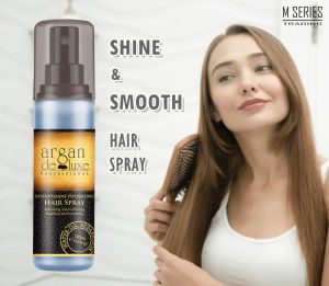 ARGAN DELUXE Instant Shine Hydrating Hair Spray 120ml  **************hair serum hair oil hair sprayhair treatmentsmooth hairdamage hairrepair hairminyak rambutargan oilsoft hairmoistureconditionershampoofizzyhair maskhair creamhair watsons