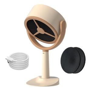 Desktop Range Hood Portable Kitchen Exhaust Fan Kitchen Hood Smokes Fan Exhaust Hood for Apartment Indoor BBQ Hot Pots