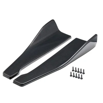 Q-1151 STORE Diffuser Car Bumper Spoiler Rear Lip Spoiler Splitter Carbon fibre Car Side Skirt Bumper Bars Automobile Accessories Extensions Scratch Protector Car