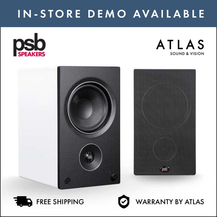 PSB Speakers Alpha AM5 Powered Bookshelf Speakers for PC and Gaming
