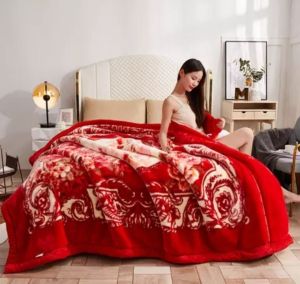 Warmland Double Bed Mink New Arival Embossed Blanket -