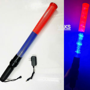 Đèn led phát sáng nhấp nháy cầm tay XANH ĐỎ C125R/B-CD- có thể sạc lại