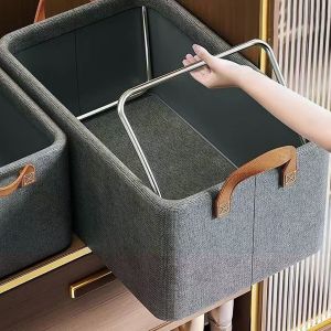 Foldable Steel Frame Drawer-type Clothes Storage Box Clothes Waterproof and Wear-resistant Organizer