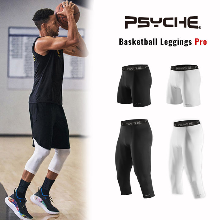 Men's Basketball Leggings Pro Sports Shorts Training Fitness Breathability  High Elasticity Compression Leggings Running Quick Dry Quick Comfortable